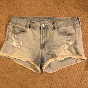American Eagle Lace Trim Shorts